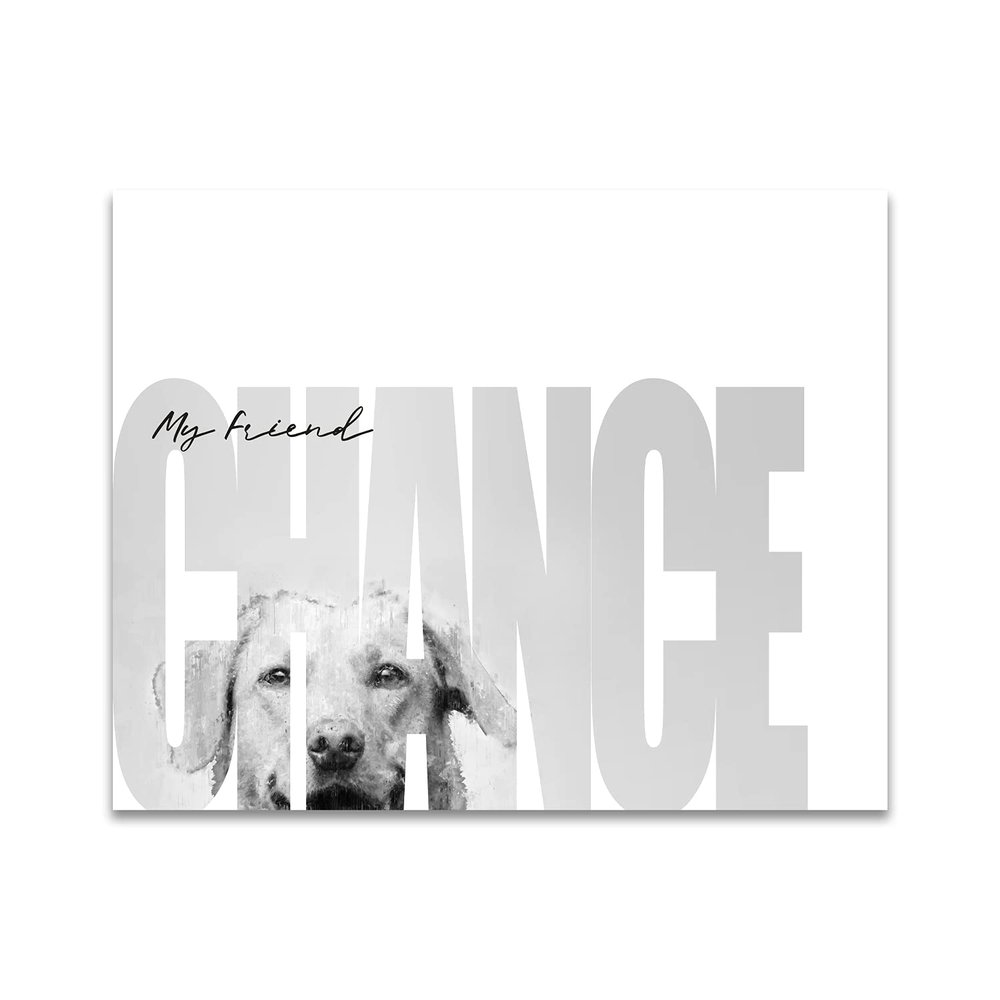 Personal-Prints My Best Friend - Customized Gift for Dog Owner (11"x14" Block Mount, Labrador Retriever - Yellow)