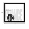 Personal-Prints My Best Friend - Customized Gift for Dog Owner (12.5"x15.5" Framed Canvas, Labrador Retriever - Black) view 2