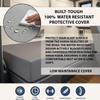 FoammaUSA 6" x 24" x 78" Semi Truck Memory Foam Mattress with Washable Water-Resistant Protective Cover, Comfortable and Durable, CertiPUR-US Certified, Made in USA view 4