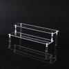 Acrylic Display Stand Pottery Storage Rack Doll Clay Figurine Display Stand Transparent Ladder Shelf Store Display Tools (2 Tiers) view 1
