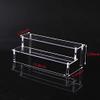 Acrylic Display Stand Pottery Storage Rack Doll Clay Figurine Display Stand Transparent Ladder Shelf Store Display Tools (2 Tiers) view 2