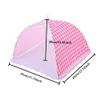 tooloflife Pop Up Mesh Food Cover Collapsible Food Fly Net Cover Protector Cake Cover Fruit Cover for Cake Storage Food Cover Yellow 1PCS view 2