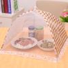tooloflife Pop Up Mesh Food Cover Collapsible Food Fly Net Cover Protector Cake Cover Fruit Cover for Cake Storage Food Cover Yellow 1PCS view 3