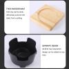 AIZYR Round Sukiyaki Tetsu Nabe Pot, Japanese Style Shabu Hot Pot with Wooden Lid, Wooden Pad and Cooking Stove for Gas Stove, Open Flame,18cm view 3