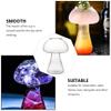 Cabilock 2Pcs Creative Mushroom-shaped Cocktail Glass Drinking Cups for Bars Parties and Cafes Stable Bottom Smooth Unique Water Cup view 2