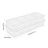 Fdit 4 Piece Clear Seasoning Rack Pots, Acrylic Seasoning Box Pots Storage Container Condiment Jars Cruet With Cover And Spoon Suitable For Kitchen view 2