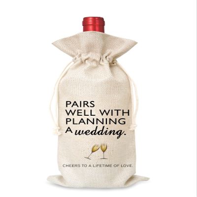 Tesedupoole Wine Bag Wedding Gift for Mr and Mrs - Engagement Gift J14