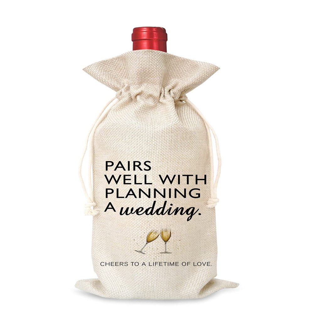 Tesedupoole Wine Bag Wedding Gift for Mr and Mrs - Engagement Gift J14