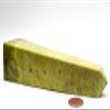 6.6" 470g Yellow Green Serpentine Obelisk Polished Natural Gemstone Crystal Mineral Tower - Peru view 1