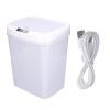 Alvinlite Automatic Sensor Trash Can Garbage Container with Lid for Home Kitchen Bedroom Dormitory view 1