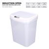Alvinlite Automatic Sensor Trash Can Garbage Container with Lid for Home Kitchen Bedroom Dormitory view 3
