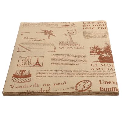 200pcs Parchment Paper Baking Sheets English Newspaper Precut Baking Parchment Cookies Frying Air Fryer Cooking Grilling Rack