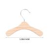 10Pcs Wooden Pet Hangers for Dog Clothes Storage, Compact and Lightweight Clothing Rack for Small Dogs, 5.51 Inch Durable Wood Hangers view 2