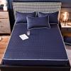 CFYCYHDZHT Bedding Extra Deep Fitted Sheets Thick Quilted Non Slip Deep Pocket Fitted Sheets, Cartoon Printed Mattress Protector for Boys Girls Bedroom Dark Blue 2 180200cm view 1