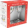 Sheepworld Secco Glass Set Die Welt ist schn, weil Du mit drauf bist: Champagne Flutes for Two (Pack of 2) view 2