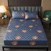 CFYCYHDZHT Comfy Sheets Thick Quilted Waterproof Solid Color Mattress Protector for The Elderly Kids Urinary Single Double Bed Single Cover Bear Grey 120200cm view 1