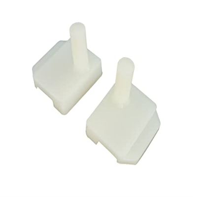 WRS Left Hand & Right Hand Pressure Shoe Set with 3/8" Pins - White Nylon