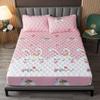 CFYCYHDZHT Bedding Set Thick Quilted Waterproof Solid Color Mattress Protector for The Elderly Kids Urinary Single Double Bed Single Cover Pink 1 200220cm view 1
