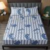 CFYCYHDZHT Bedding Fitted Sheets Thick Quilted Waterproof Solid Color Mattress Protector for The Elderly Kids Urinary Single Double Bed Single Cover Dolphin 180200cm view 1