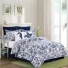 C&F Home Reef Shores 3 Piece Full/Queen Quilt Set Blue Coastal Ocean Beach Seaside 100% Cotton Lightweight Machine Washable Reversible Bedspread Coverlet Full/Queen 3 Piece Set Blue view 1