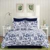 C&F Home Reef Shores 3 Piece Full/Queen Quilt Set Blue Coastal Ocean Beach Seaside 100% Cotton Lightweight Machine Washable Reversible Bedspread Coverlet Full/Queen 3 Piece Set Blue view 3