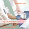 8thdays Steam Iron Portable Handheld Garment and Fabric Steamer, 20 Second Speed Heated Ceramic Plate Steam nozzle, Mini Travel 2-in-1 Fabric steam -and-iron (white) view 2