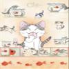 Trends International Chi Cat Wall Poster, 34L x 22.4W, Premium Unframed Version view 1