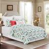 C&F Home Clover Bug 2 Piece Twin Quilt Set Green Floral Print 100% Cotton Lightweight Machine Washable Reversible Bedspread Coverlet Twin 2 Piece Set Green view 4