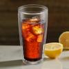 Amazing Abby - Alaska - 24-Ounce Insulated Plastic Tumblers (Set of 4), Double-Wall Plastic Drinking Glasses, All-Clear Reusable Cups, BPA-Free, Shatter-Proof, Dishwasher-Safe view 3