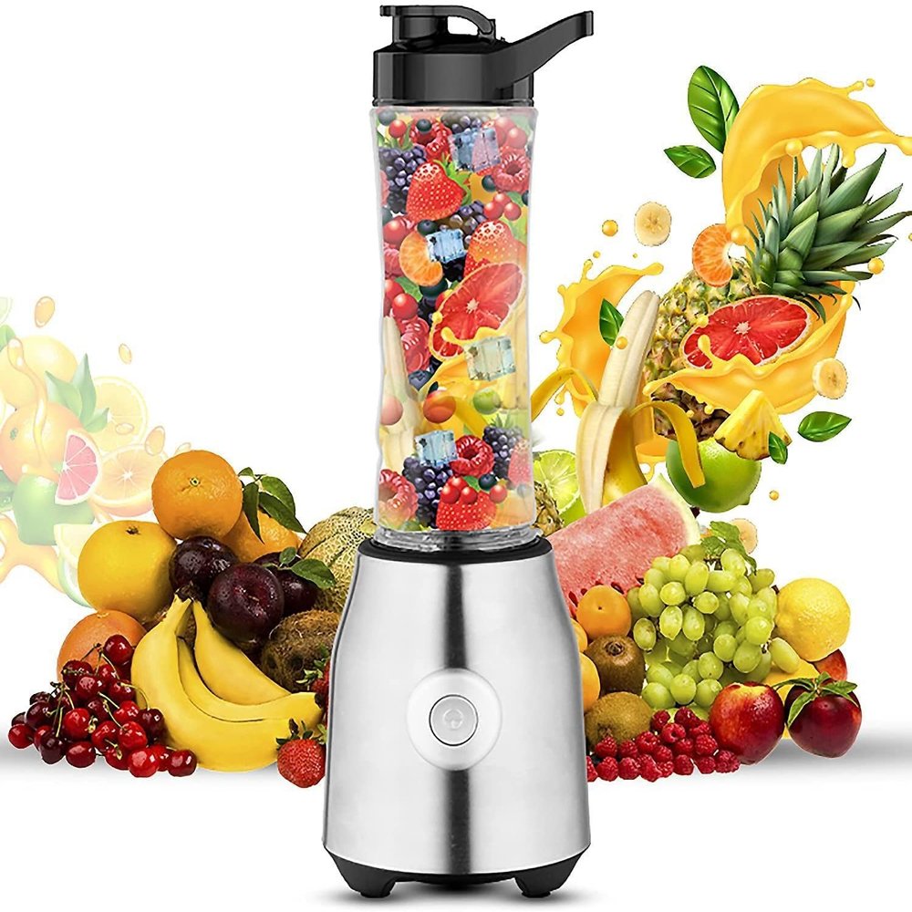 5 Core Personal Blender 20 Oz Capacity BPA Free Food Processor w 600ml Portable Travel Bottle 300W Electric Motor Powerful Food Processor 5C 521
