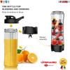 5 Core Personal Blender 20 Oz Capacity BPA Free Food Processor w 600ml Portable Travel Bottle 300W Electric Motor Powerful Food Processor 5C 521 view 4