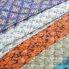 Stripe Quilt Set 3Pcs Multicolor Bedding Set Bedroom Quilt Bed 100% Cotton King Size view 3