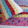 Stripe Quilt Set 3Pcs Multicolor Bedding Set Bedroom Quilt Bed 100% Cotton King Size view 4