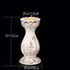 1pair Home Buddhist Temple Buddha Ceramic Butter Lamp Holder Light Candle Holder Lotus Lamp view 3