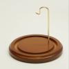 Galapagoz Glass Display Dome with 4 inch Walnut Wood Base Pocket Watch Collectible 3 x 4 inch New USA view 2