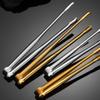 Hemoton Grilling Tongs 2pcs Stainless Steel Grill Tong Korean and Japanese BBQ Tong Kitchen Tong for Cooking Small Serving Tong for Salad Camping Barbecue Buffet Oven 12inch Grilling Tongs view 2