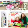 37x16 Inch Hanging Gift Bag Organizer with Multiple Pockets Hanging Gift Wrapping Paper Storage Gift Wrap Organizer Storage Holder view 4