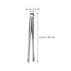 YARNOW Japanese Style Stainless Steel Barbecue Tongs 12 Inch Thickened Korean Grill Food Clamp for Outdoor Cooking and Steak Grilling view 3