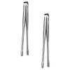 YARNOW Japanese Style Stainless Steel Barbecue Tongs 12 Inch Thickened Korean Grill Food Clamp for Outdoor Cooking and Steak Grilling view 4