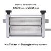 Brewland Grain Mill Brewing for Grain Malt Barley, Malt Mill for Homebrew Beer, Grain Crusher Grinder with 7.7LB Hopper 2 Stainless Steel Bearing Rollers and Steel Metal Base, Fit Electric Drill view 2