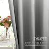 NICETOWN White & Grey Room Darkening Curtains 95 inch Long, Grommet Gradient Curtains Easy-Matching Window Treatments for Boys Bedroom/Kids Room, W52, Set of 2 view 4