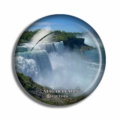 Crystal Fridge Magnets Niagara Falls New York USA Travel Souvenir Funny Sticker for Gift Home Decoration Office Whiteboard