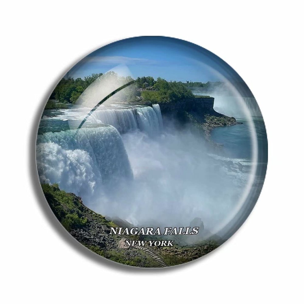 Crystal Fridge Magnets Niagara Falls New York USA Travel Souvenir Funny Sticker for Gift Home Decoration Office Whiteboard