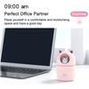 Small Humidifiers in Car,300ML Portable Air Mini Humidifier,Waterless Auto-Off Cool Mist Diffuser for Bedroom,Kid Babyroom,Home,Office Desktop,Travel,USB plug in,2 Mist Modes,Quiet,Green view 2
