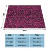 Cute Pink Leopard Print Flannel Fleece Throw Blankets Soft Microfiber Blanket for Sofa Bed Travel Bedroom Blanket 80"x60" view 3