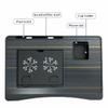 HGTRH Portable Adjustable Laptop Bed Desk Stand Tray Table Cup Holder, Bed Table Tray Dorm Room with Storage Drawer Adjustable 6-Level Tilt Angle for Eating Reading Working on Bed Couch view 4