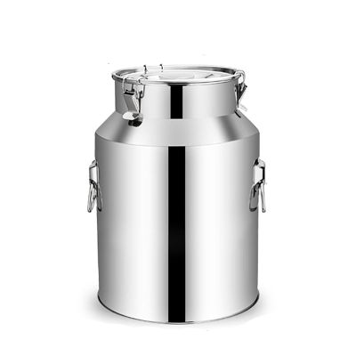 Sealed Barrels, 201 Stainless Steel Oil Storage Barrels/soup Barrels, Thickened Transport Tanks, for Milk Barrels, Fermentation Wine Barrels (Size : 14L)