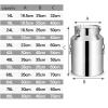 Sealed Barrels, 201 Stainless Steel Oil Storage Barrels/soup Barrels, Thickened Transport Tanks, for Milk Barrels, Fermentation Wine Barrels (Size : 14L) view 2