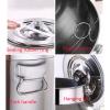 Sealed Barrels, 201 Stainless Steel Oil Storage Barrels/soup Barrels, Thickened Transport Tanks, for Milk Barrels, Fermentation Wine Barrels (Size : 14L) view 3