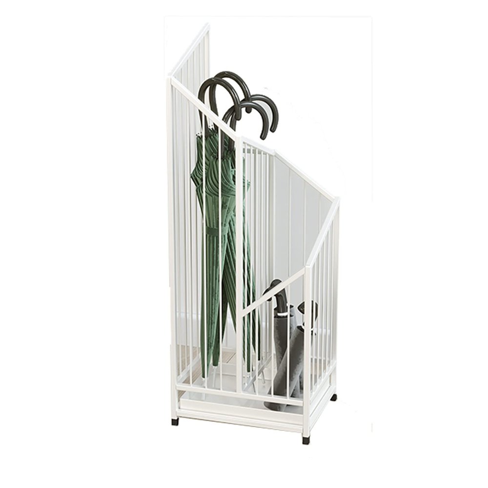 DCFV Irregular Shape Metal Umbrella Stand Entryway Freestanding Umbrella Rack Nordic Style Umbrella Storage Rack Umbrella Holder for Entryway Metal Mesh 3 Colors